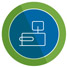 Lujoso lobby central con servicio de recepcionista para sus visitas